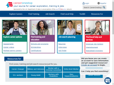 Thumbnail for CareerOneStop resource
