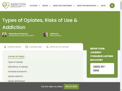Thumbnail for Addiction Group-Types of Opiates, Risks of Use & Addiction resource