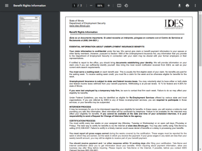 Thumbnail for ESSENTIAL INFORMATION ABOUT UNEMPLOYMENT INSURANCE BENEFITS resource