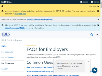 Thumbnail for IDES: FAQs for Employers resource