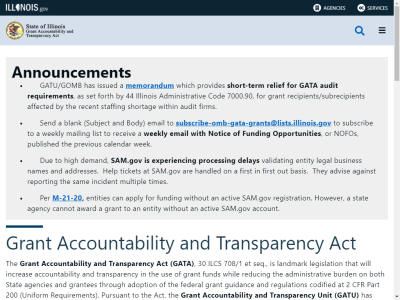 Thumbnail for Illinois Grant Accountability & Transparency Act resource