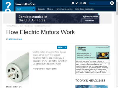 Thumbnail for How Stuff Works: Inside an Electric Motor resource