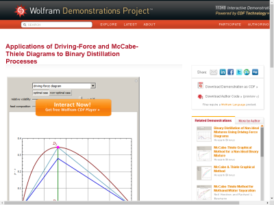Thumbnail for Applications of Driving-Force and McCabe-Thiele Diagrams to Binary Distillation Processes resource